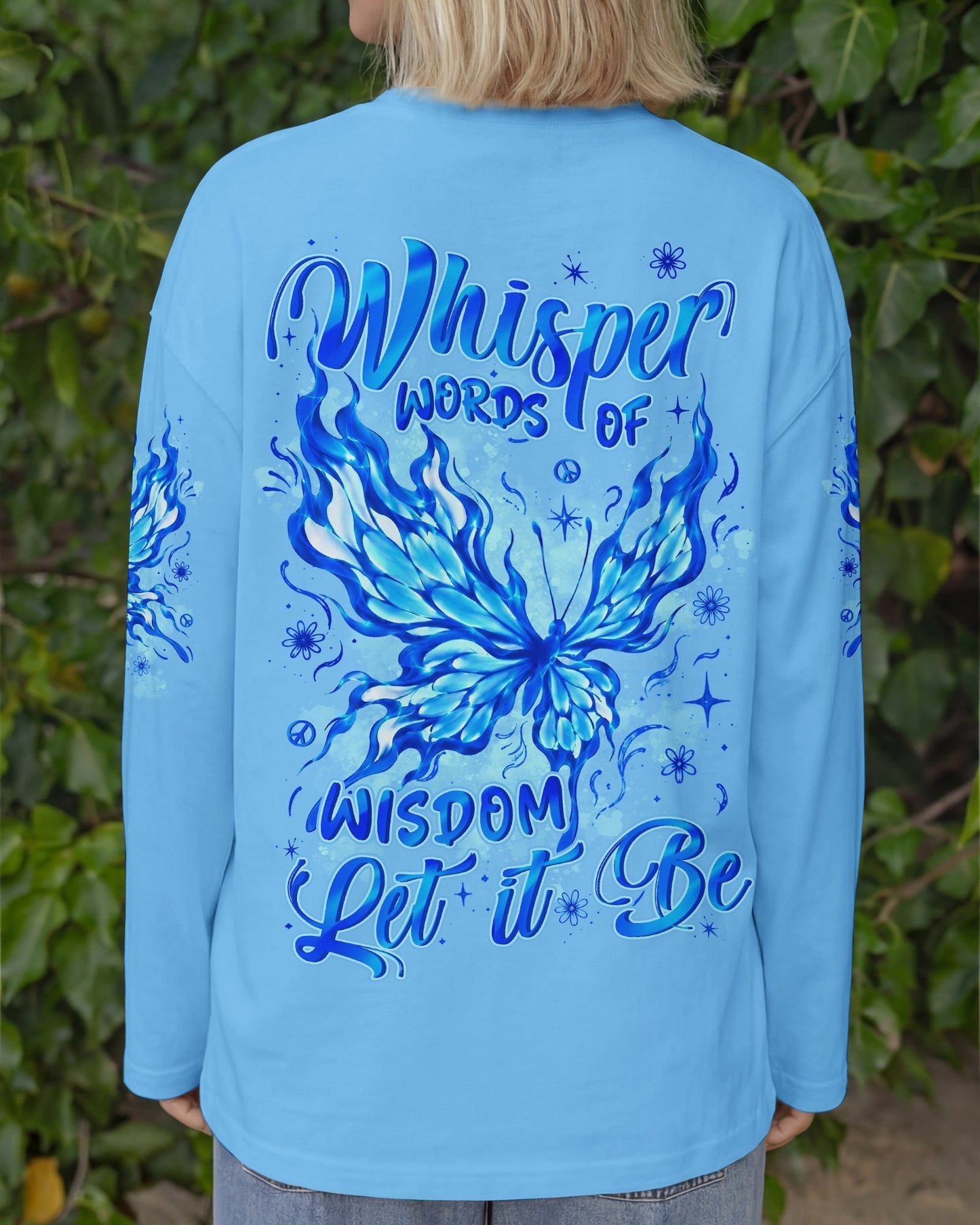 WHISPER WORDS OF WISDOM LET IT BE BUTTERFLY ALL OVER PRINT - TYLN0907263