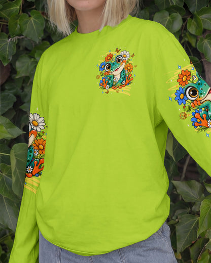 JUST BREATHE FROG ALL OVER PRINT - TLTW1906264