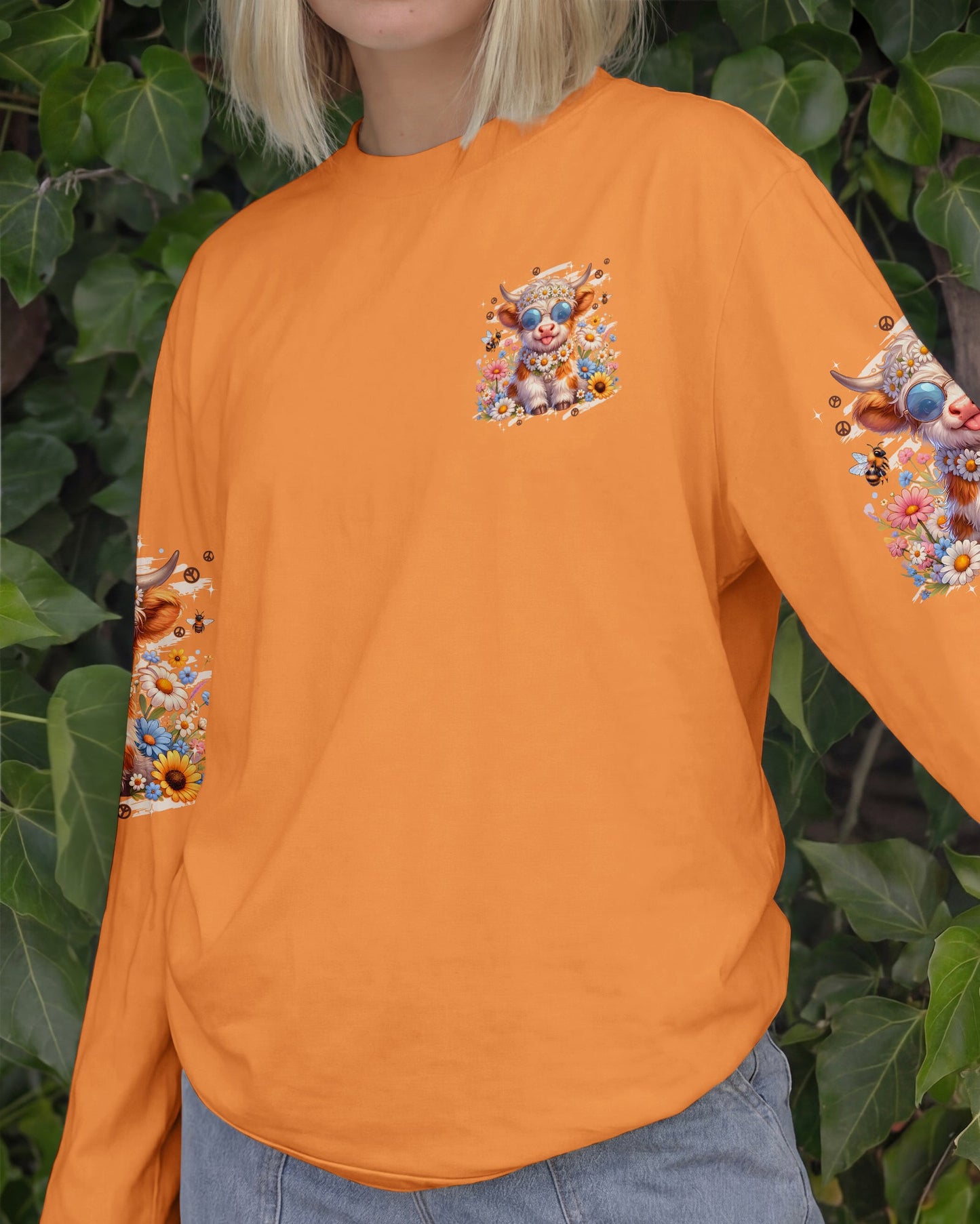 WHISPER WORDS OF WISDOM LET IT BE COW ALL OVER PRINT -TYPQ3005261