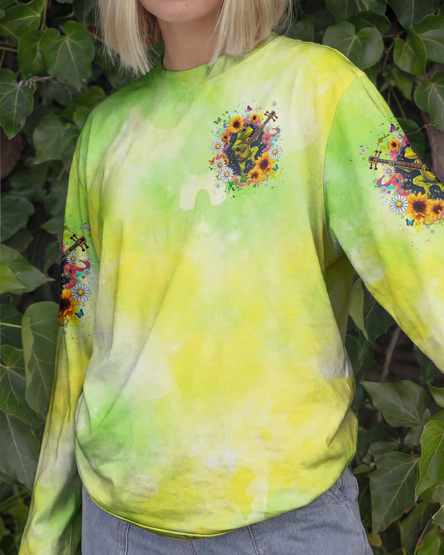 WHISPER WORDS OF WISDOM LET IT BE FROG ALL OVER PRINT - TYLN2606262