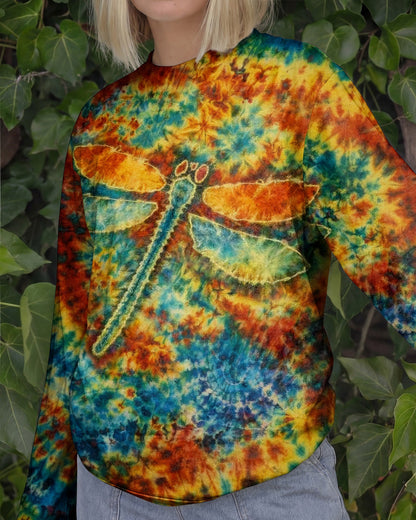JUST BREATHE DRAGONFLY SWIRL  ALL OVER PRINT  - TLTW1704261