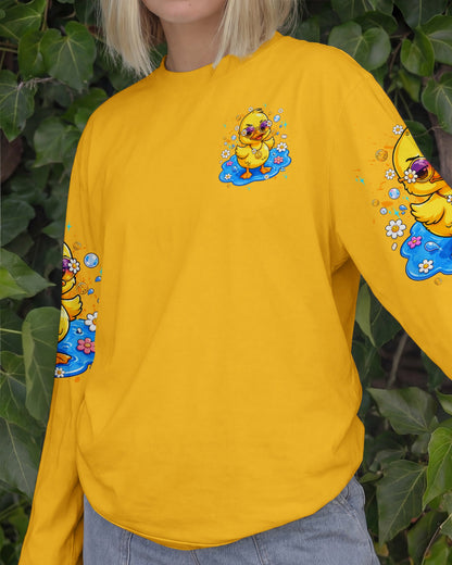 APPARENTLY I HAVE AN ATTITUDE WHO KNEW DUCK ALL OVER PRINT - TLTW2105263