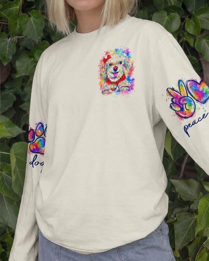 WHISPER WORDS OF WISDOM LET IT BE POODLE DOG ALL OVER PRINT - RI0705261