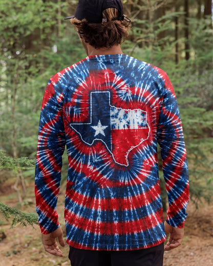 PAW PRINT TEXAS MAP SWIRL ALL OVER PRINT - TLNT1206262