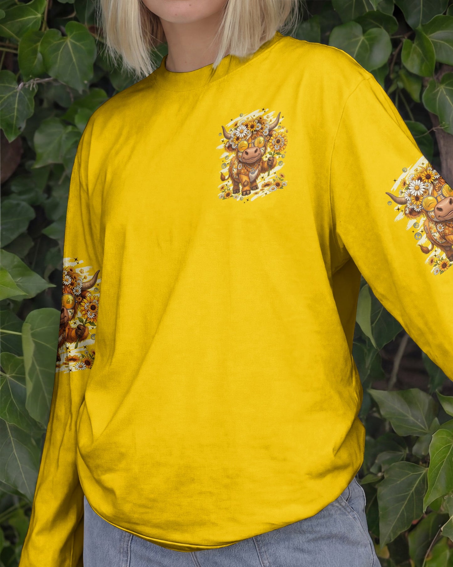 WHISPER WORDS OF WISDOM LET IT BE COW ALL OVER PRINT - TYPQ0906262