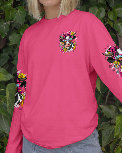 SUCK IT UP BUTTERCUP COW ALL OVER PRINT - TYPQ1306262