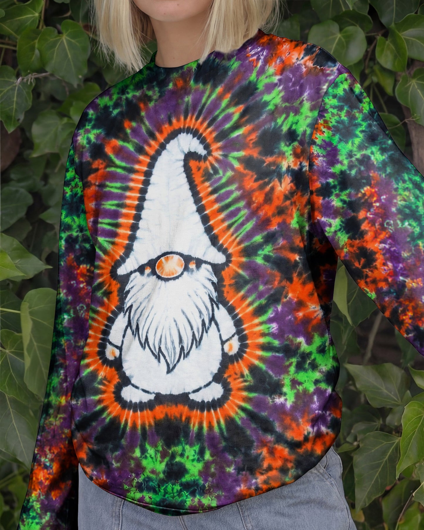 GNOME PURPLE ORANGE BURST ALL OVER PRINT - TLNT1706261