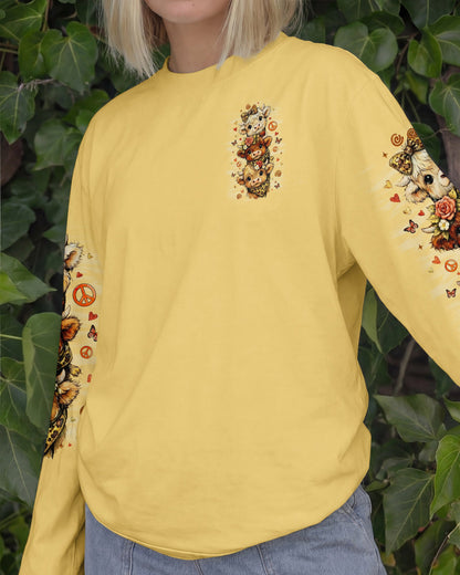 GOOD TIMES CRAZY FRIEND COW ALL OVER PRINT - TLNO1006261
