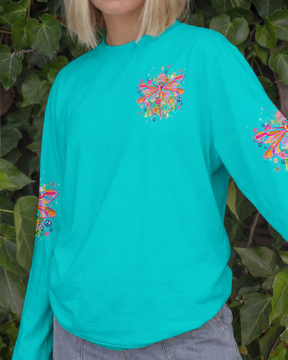 BE BRAVE BELIEVE AND BREATHE DRAGONFLY ALL OVER PRINT - TYQY0406262