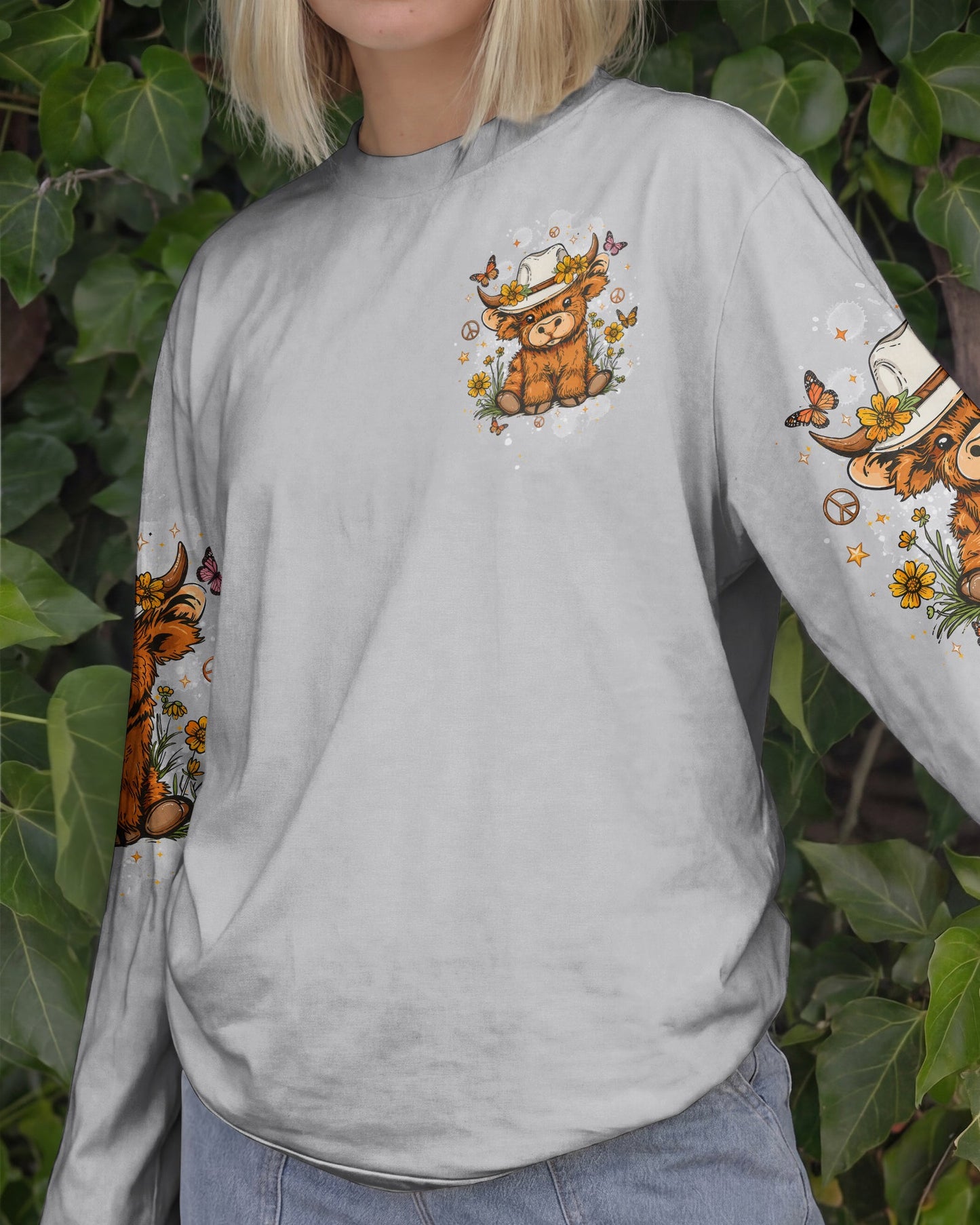 SUCK IT UP BUTTERCUP HIGHLAND COW ALL OVER PRINT  - TLTW1006262