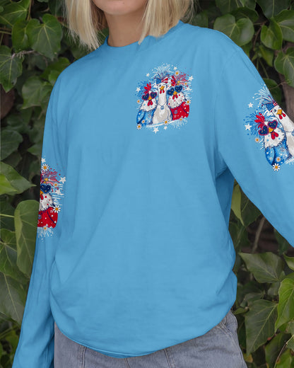 CHICKA BOOM BOOM HIPPIE CHICKEN ALL OVER PRINT - TY2105261