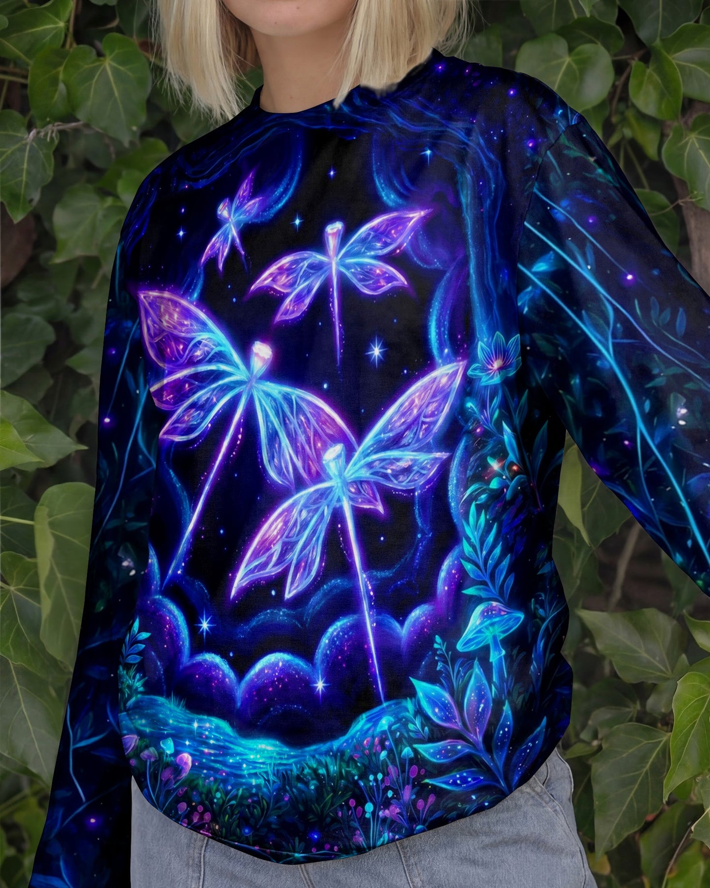 JUST BREATHE AND BELIEVE DRAGONFLY ALL OVER PRINT - RI1405261
