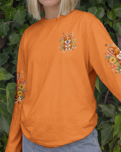 IN A WORLD WHERE YOU CAN BE ANYTHING BE KIND CORGI DOG ALL OVER PRINT - TYPQ2304262