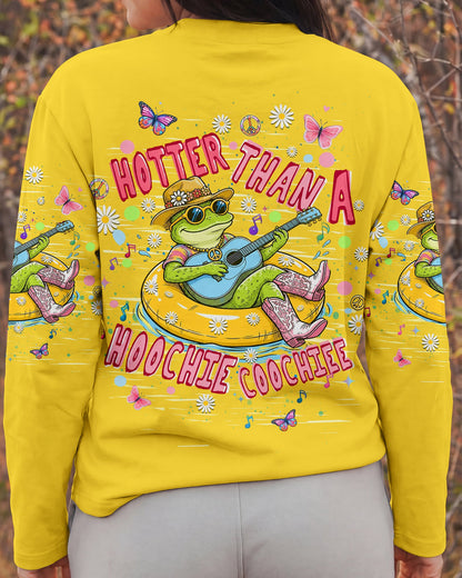 HOTTER THAN A HOOCHIE COOCHIE  FROG ALL OVER PRINT  - TLHN0505263