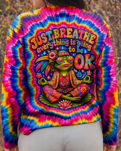 JUST BREATHE FROG SWIRL ALL OVER PRINT - KMTM2105261