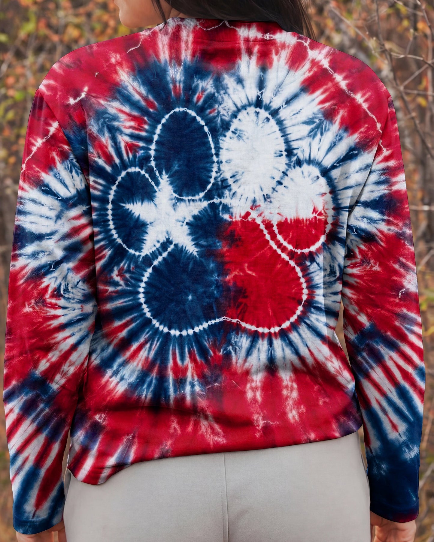 TEXAS PAW PRINT BURST ALL OVER PRINT   - TLTW1206262