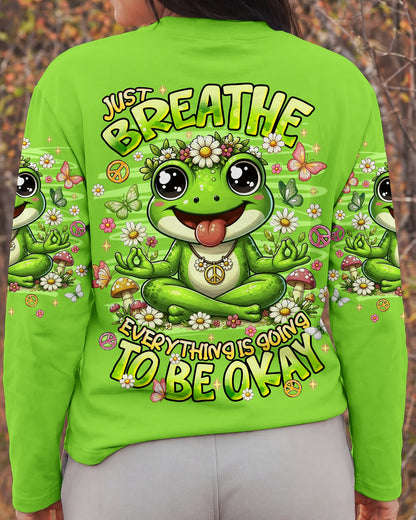 JUST BREATHE FROG  ALL OVER PRINT - TLNT2906261