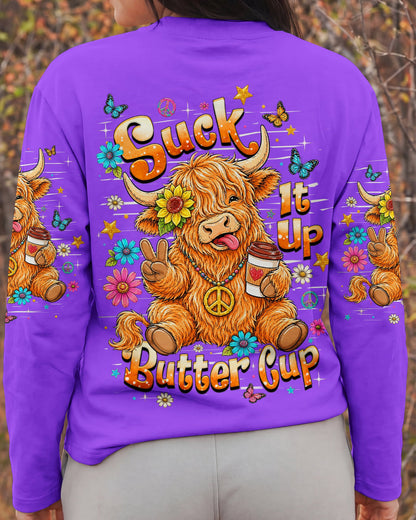 SUCK IT UP BUTTERCUP COW  ALL OVER PRINT   - TLHN0806265