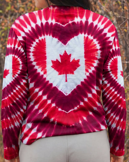 CANADA FLAG HEART ALL OVER PRINT - TYPQ1106261