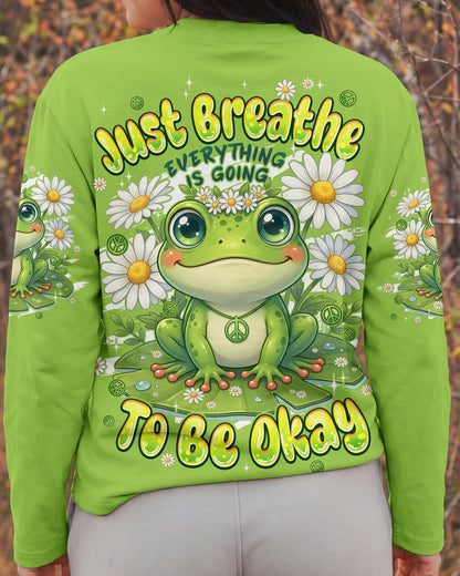 JUST BREATHE FROG ALL OVER PRINT - TYPQ2606261