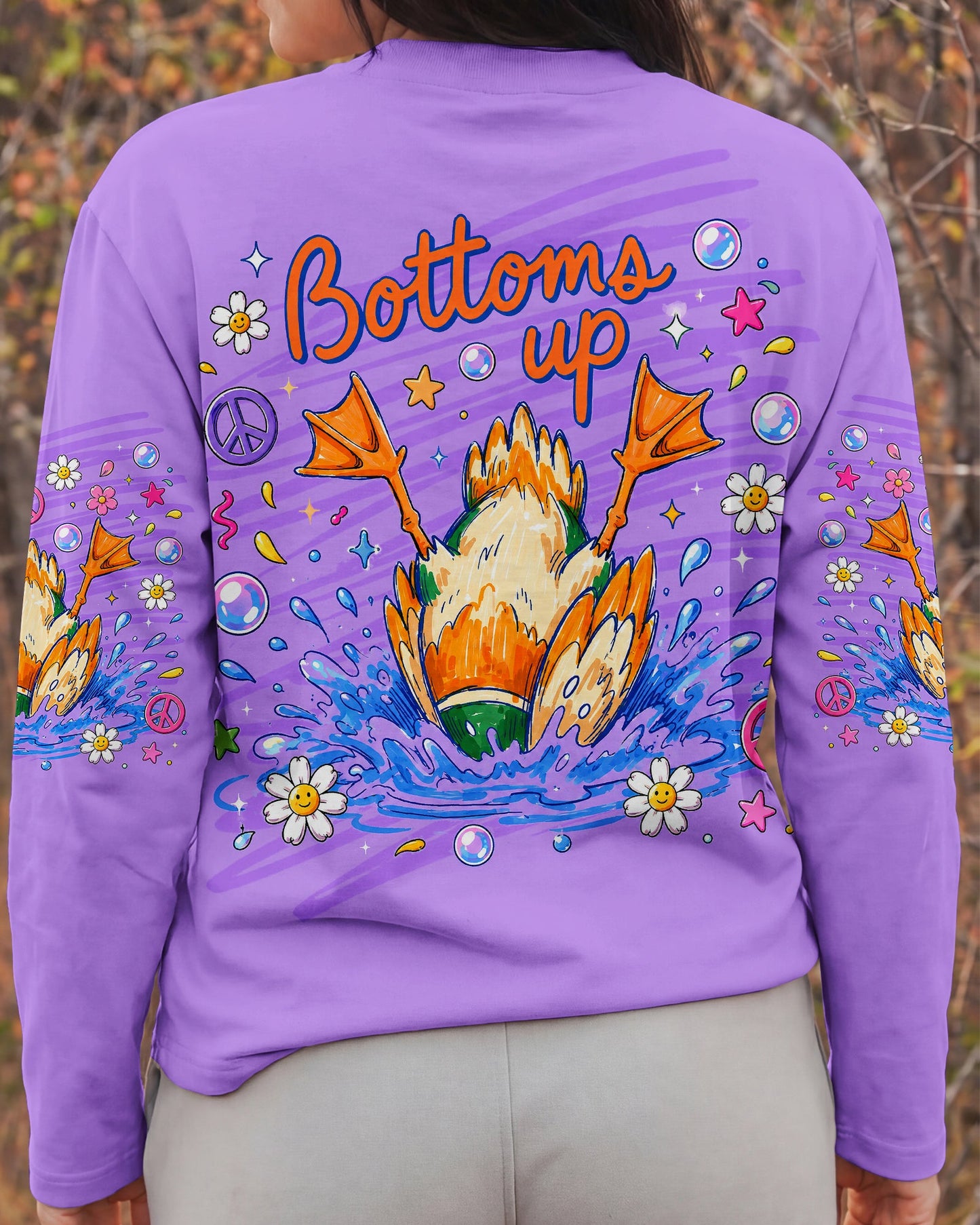 BOTTOMS UP DUCK  ALL OVER PRINT - TLNT0506264