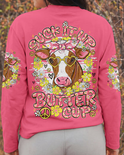 SUCK IT UP BUTTERCUP COW ALL OVER PRINT - TY1206262