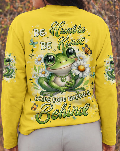 BE HUMBLE BE KIND FROG ALL OVER PRINT - TYLN0107261