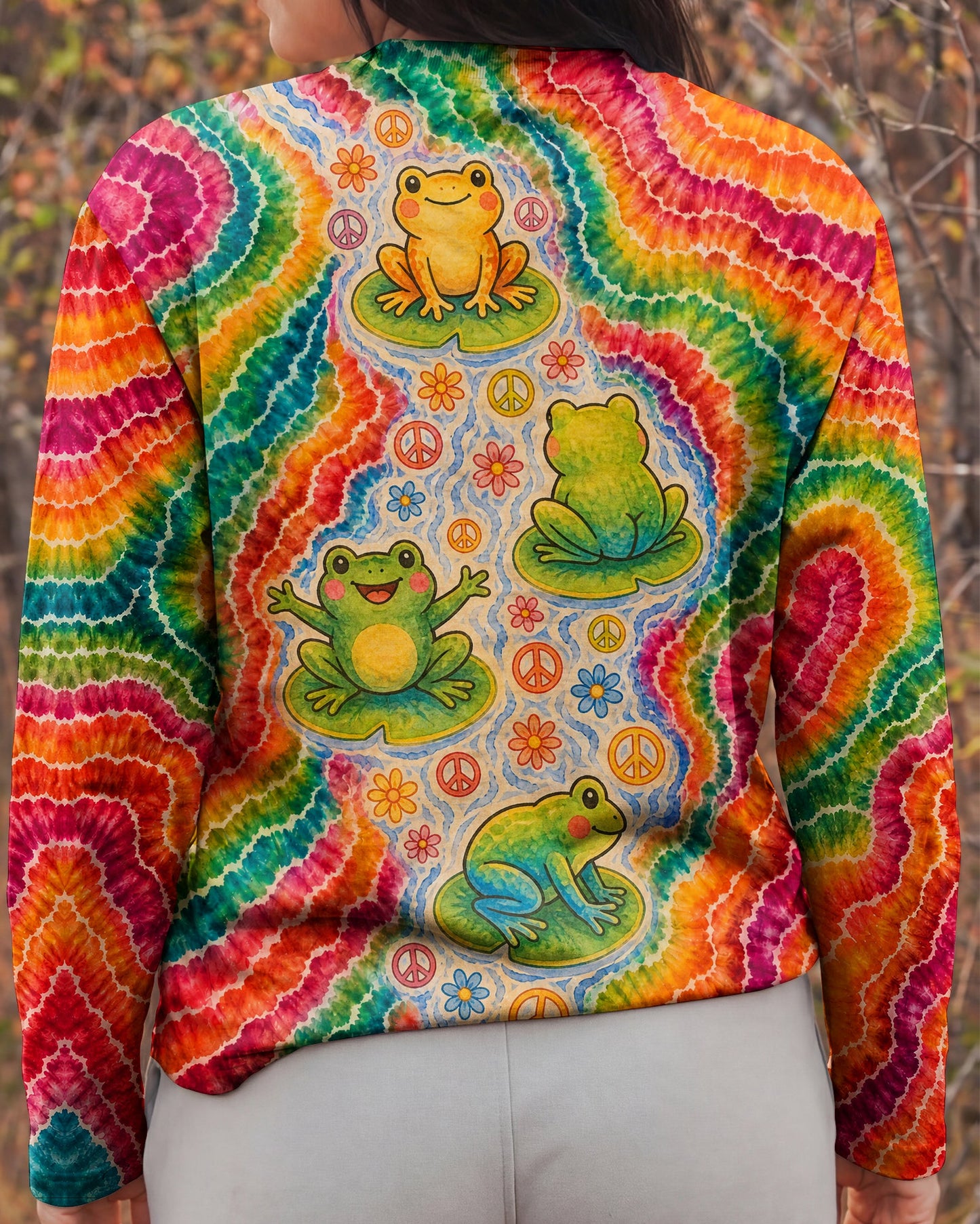 PEACEFUL FROG RAINBOW RIVER ALL OVER PRINT - KMTM1806262