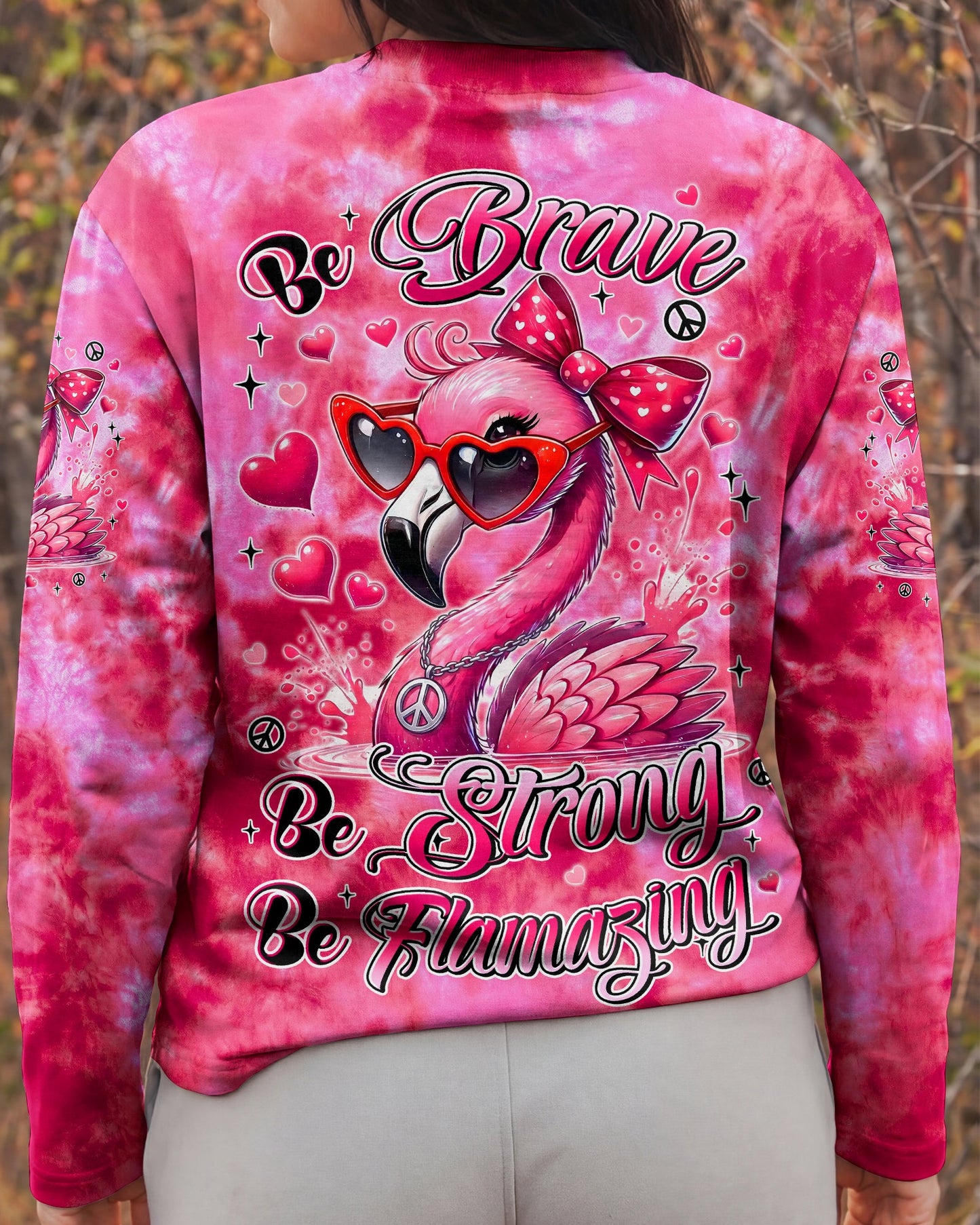 BE FLAMAZING PINK ALL OVER PRINT - TYLN0405261