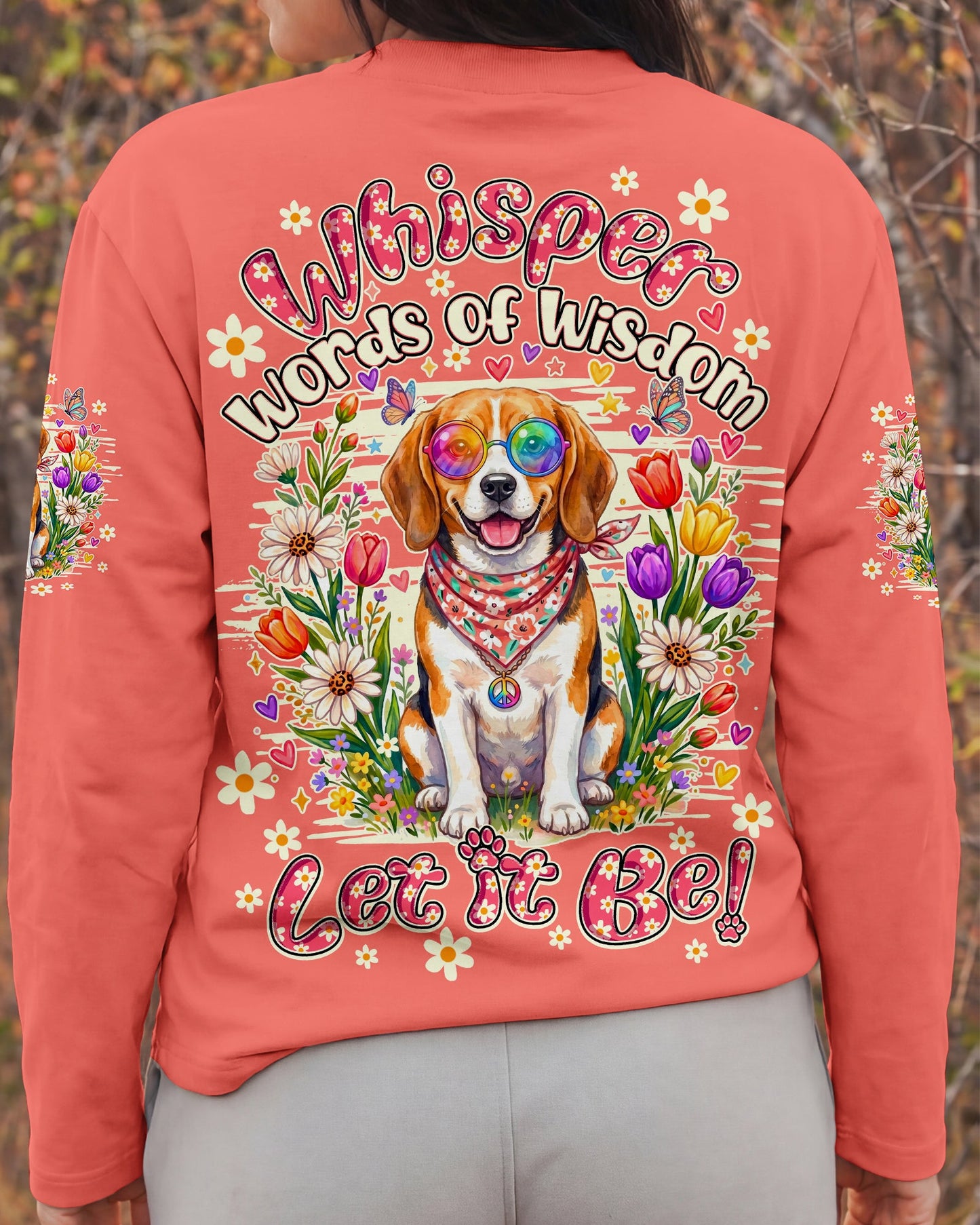 WHISPER WORDS OF WISDOM LET IT BE BEAGLE DOG ALL OVER PRINT ALL OVER PRINT - TY1305261