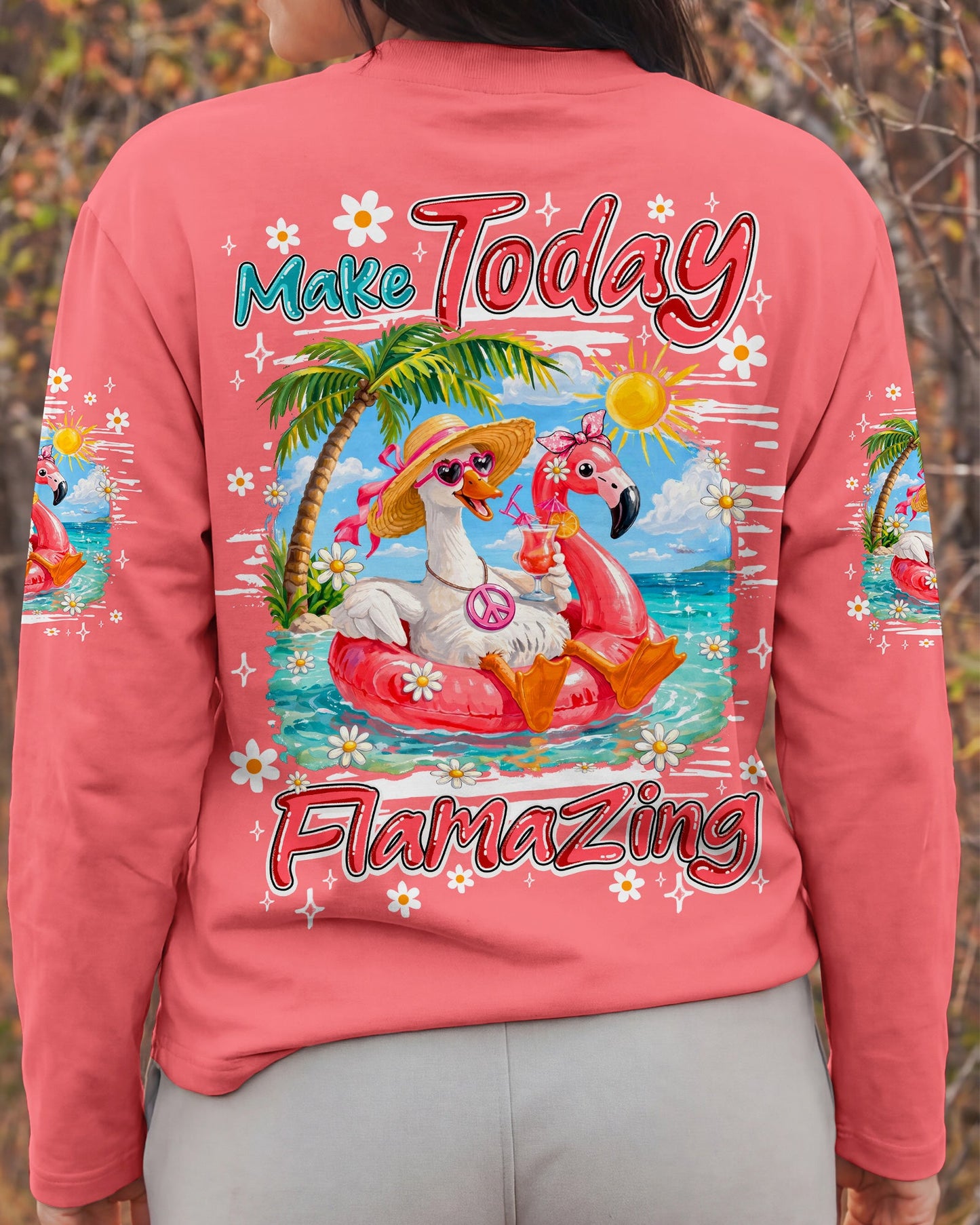 MAKE TODAY FLAMAZING GOOSE ALL OVER PRINT - TY2204262