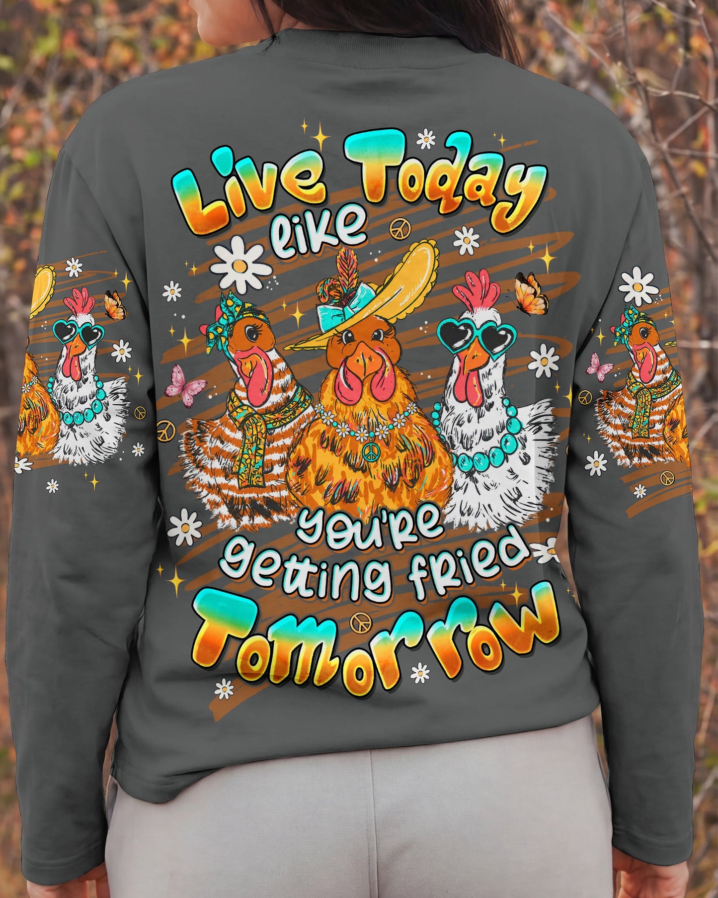 LIVE TODAY CHICKEN  ALL OVER PRINT  - TLTW1506263