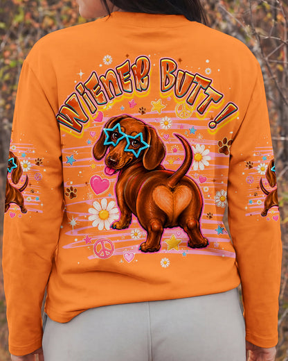 GUESS WHAT DACHSHUND DOG FUNNY ALL OVER PRINT - TLHG2505261