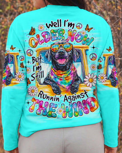 RUNNING AGAINST THE WIND LABRADOR DOG  ALL OVER PRINT - TLNO1905263