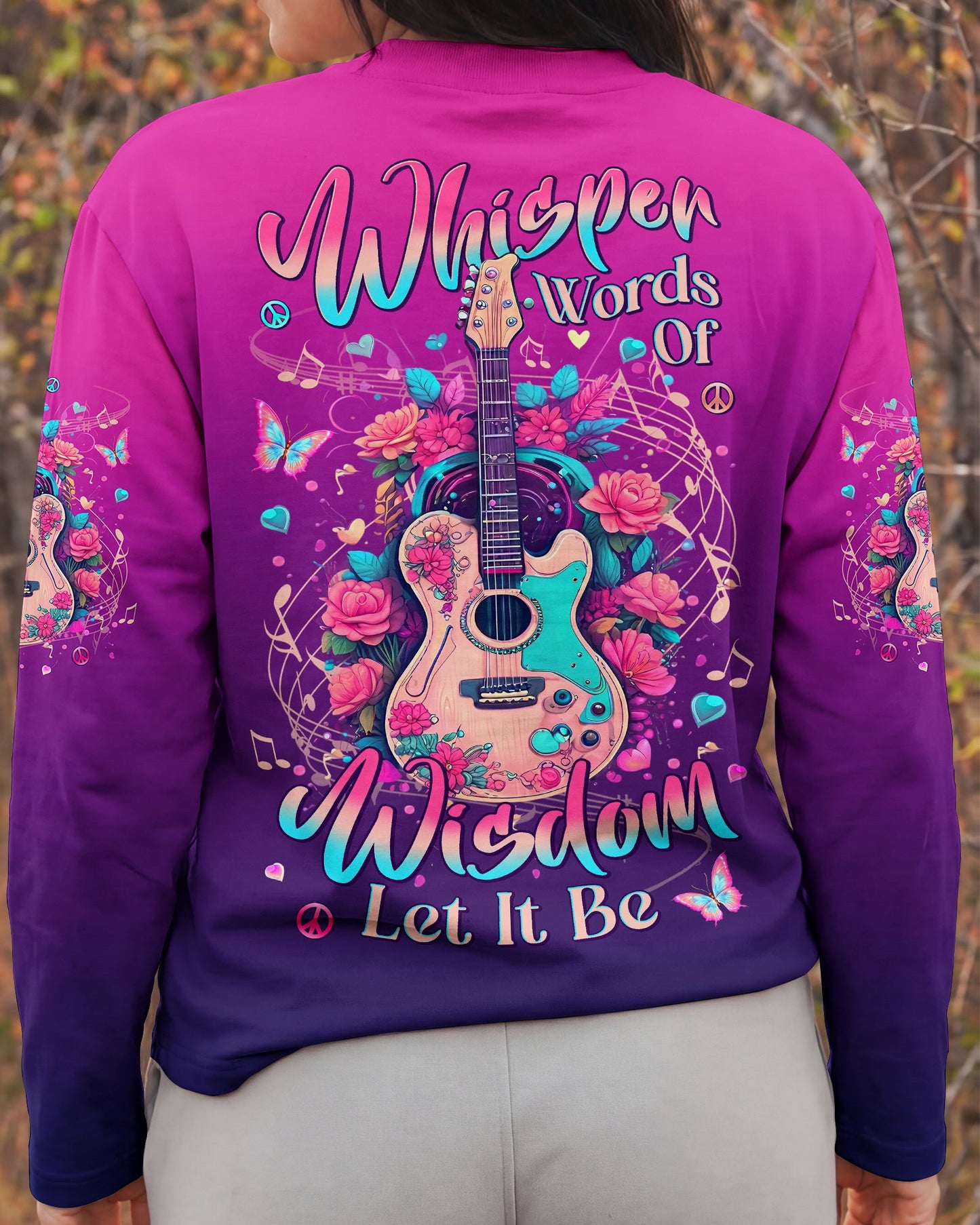 WHISPER WORDS OF WISDOM LET IT BE GUITAR ALL OVER PRINT - TYLN1704261