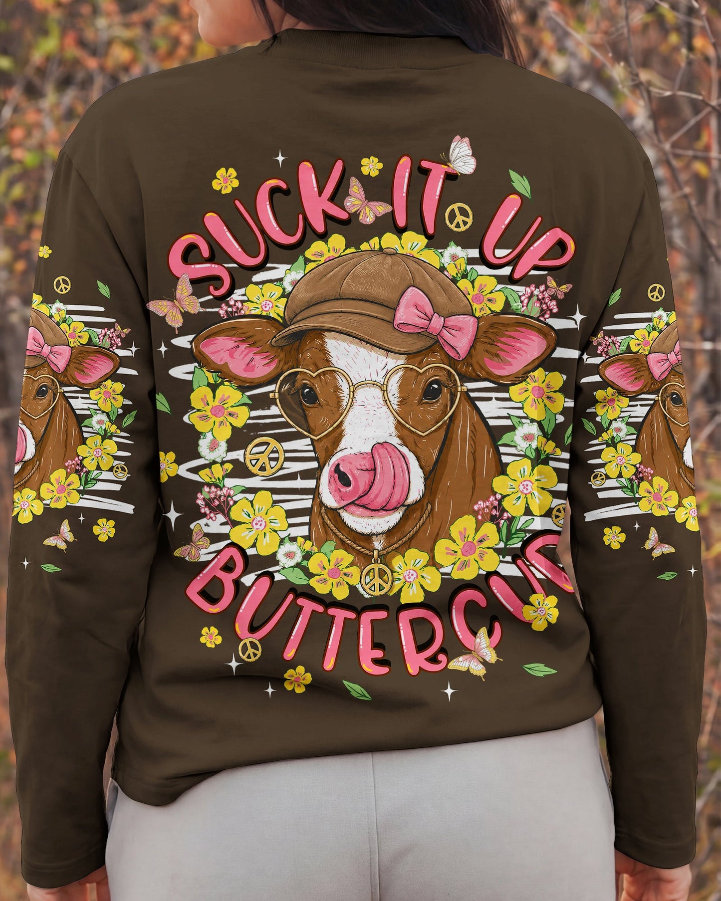 SUCK IT UP BUTTERCUP COW ALL OVER PRINT - TLNT1806264