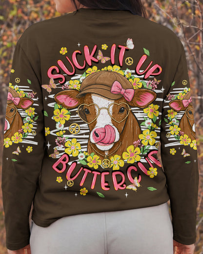 SUCK IT UP BUTTERCUP COW ALL OVER PRINT - TLNT1806264