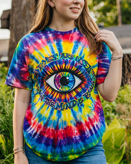 THE EYES ARE USELESS WHEN THE MIND IS BLIND ALL OVER PRINT SHIRT - KM1404261