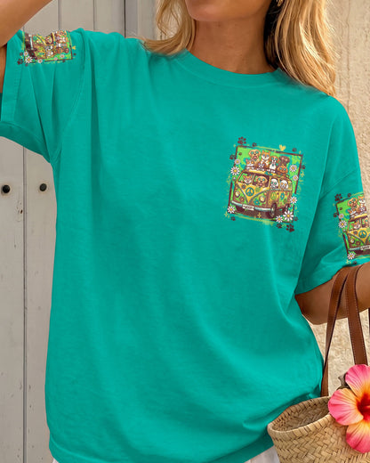 PEACE LOVE AND WOOF ALL OVER PRINT - TY0707261