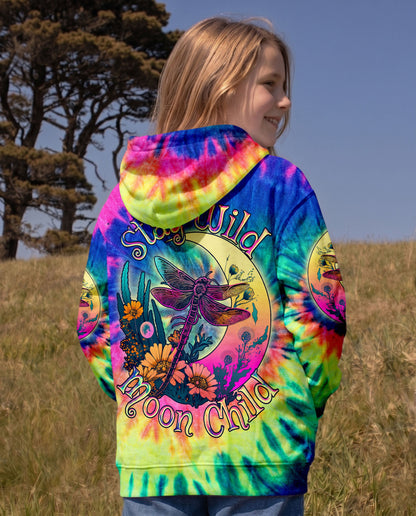 STAY WILD MOON CHILD DRAGONFLY TIE DYE KIDS ALL OVER PRINT - TLNO1812235
