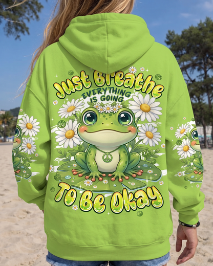 JUST BREATHE FROG ALL OVER PRINT - TYPQ2606261
