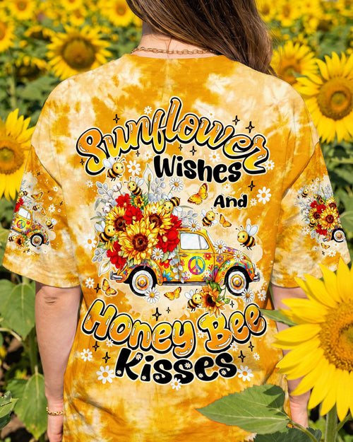SUNFLOWER WISHES AND HONEY BEE KISSES ALL OVER PRINT - TY2804261