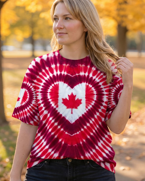 CANADA FLAG HEART ALL OVER PRINT - TYPQ1106261