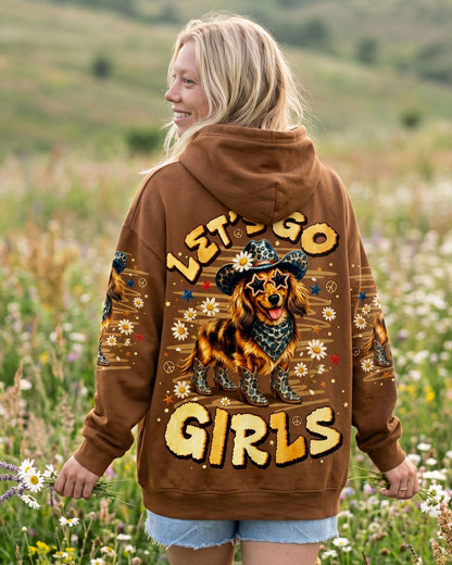 LET'S GO GIRLS DACHSHUND DOG ALL OVER PRINT - TLNO1906261