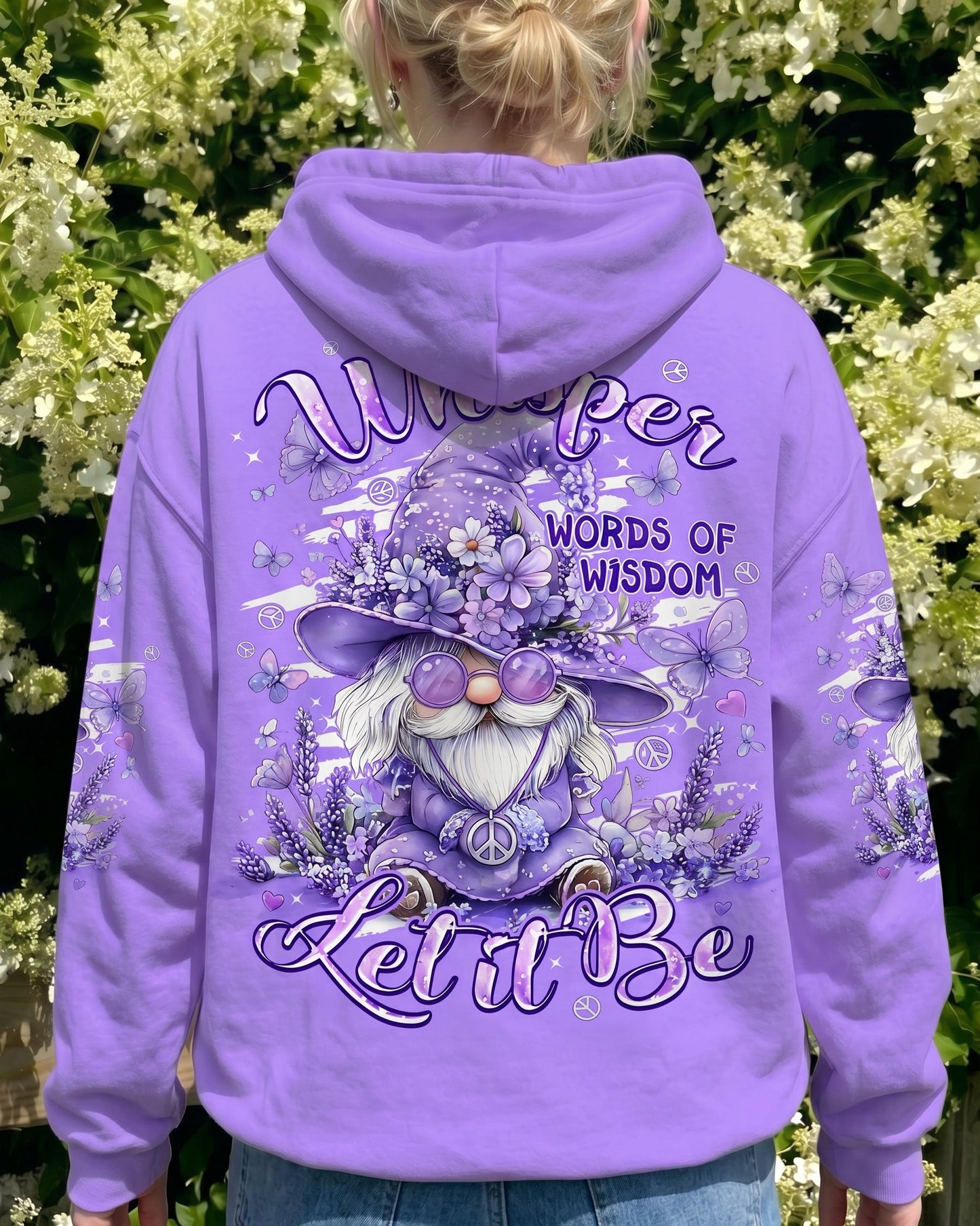 WHISPER WORDS OF WISDOM LET IT BE GNOME ALL OVER PRINT - TYPQ2406263