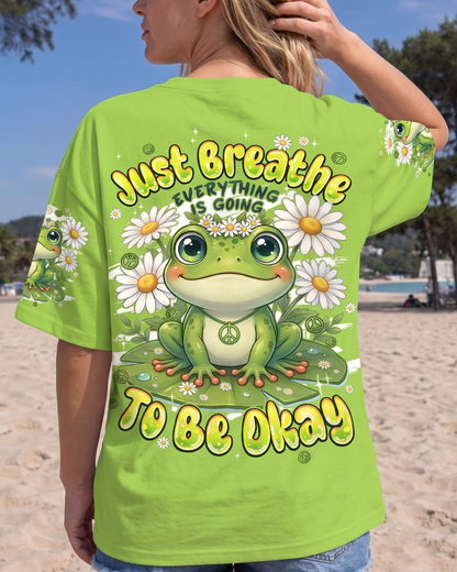 JUST BREATHE FROG ALL OVER PRINT - TYPQ2606261