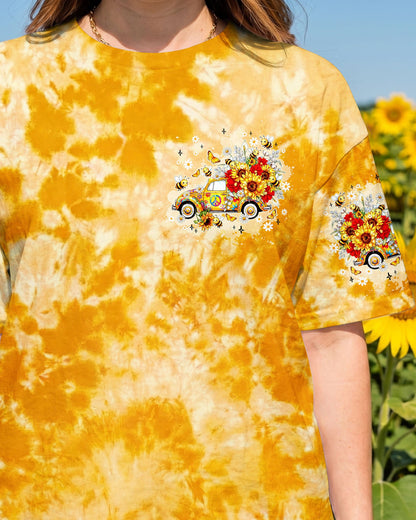 SUNFLOWER WISHES AND HONEY BEE KISSES ALL OVER PRINT - TY2804261