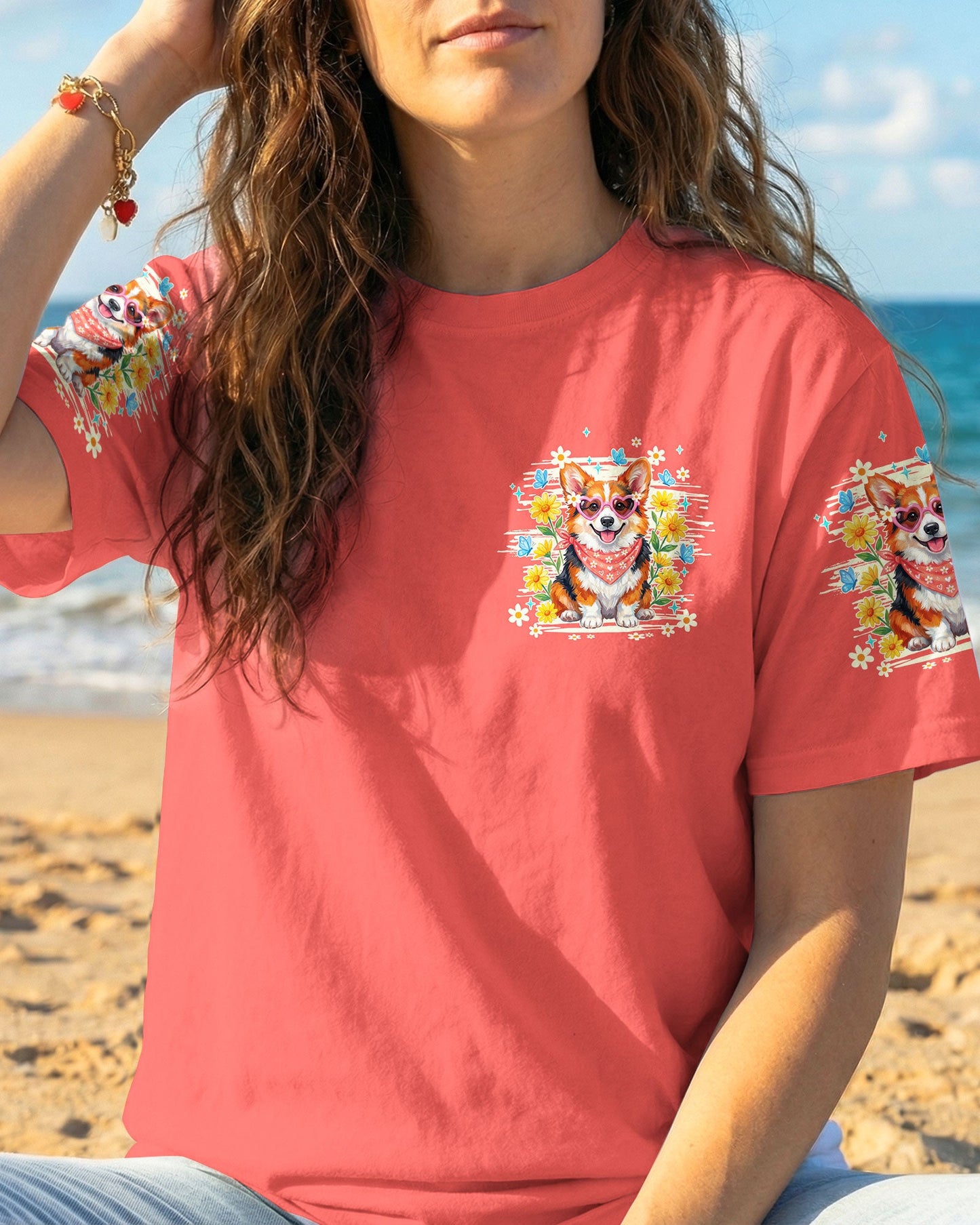 WHISPER WORDS OF WISDOM LET IT BE CORGI ALL OVER PRINT - TY0904262