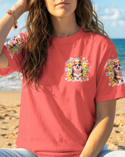 WHISPER WORDS OF WISDOM LET IT BE CORGI ALL OVER PRINT - TY0904262
