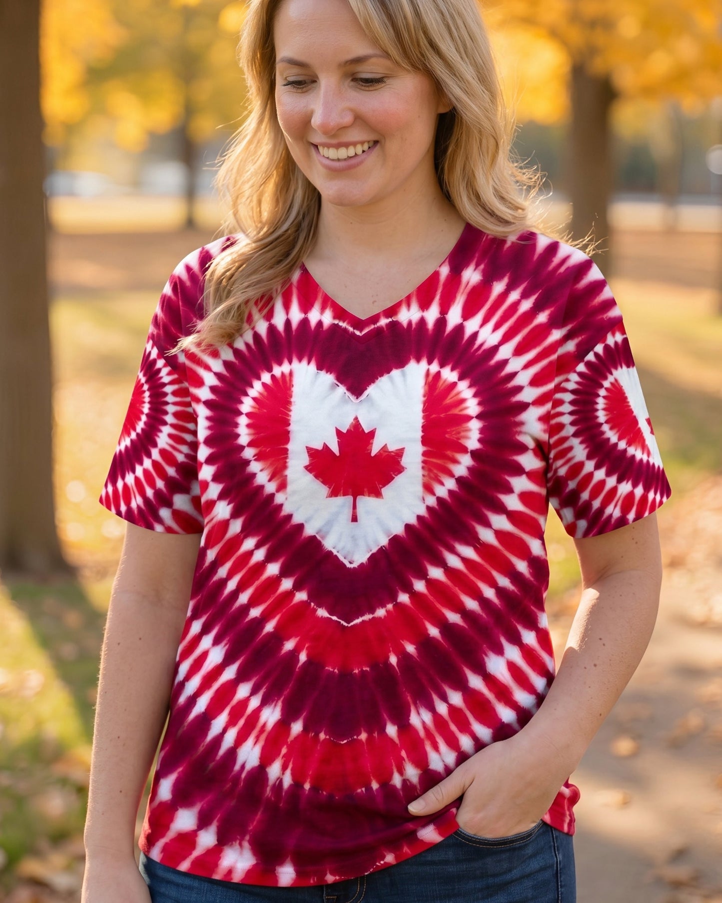 CANADA FLAG HEART ALL OVER PRINT - TYPQ1106261